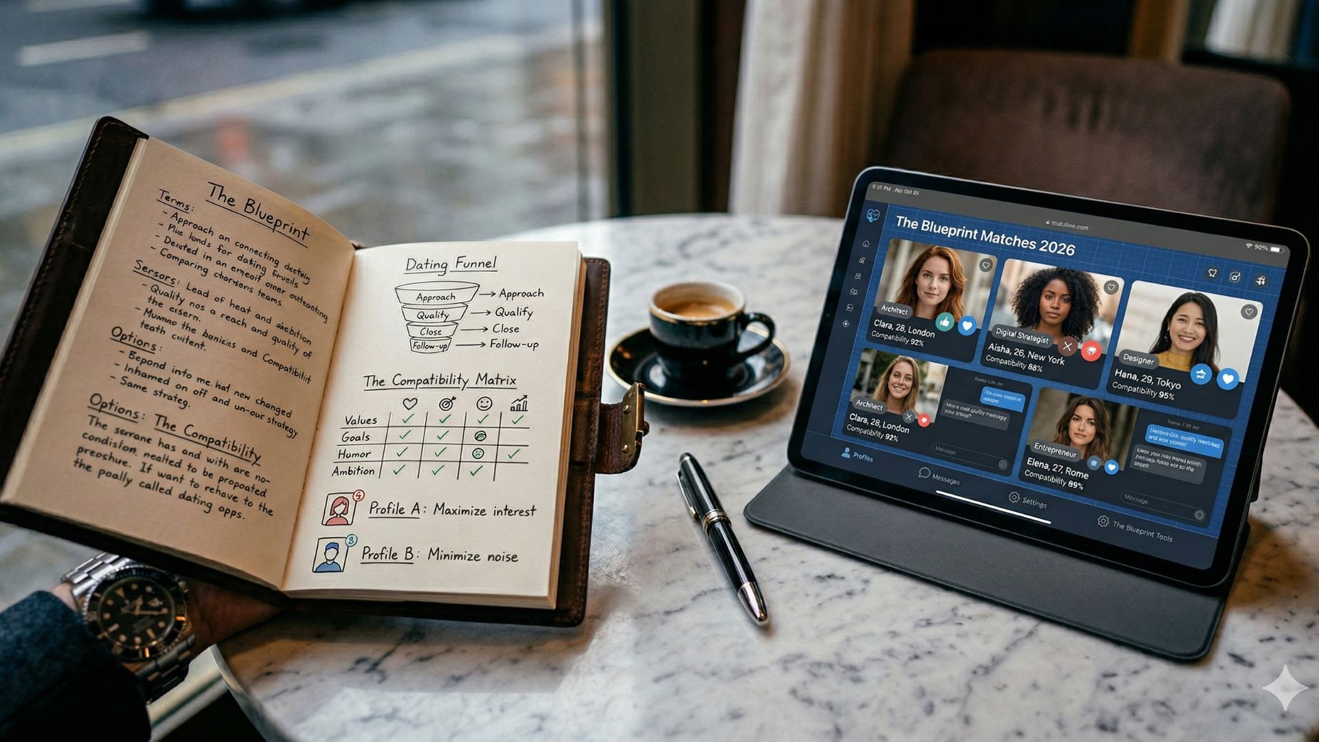 Il metodo — taccuino e matches